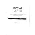ROYAL DL1455 Service Manual